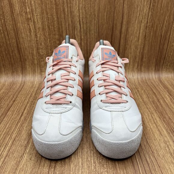 Adidas Originals Samoa AQ7912 White Pink Casual Shoes Women's Sneakers Size 9.5 - Picture 4 of 9